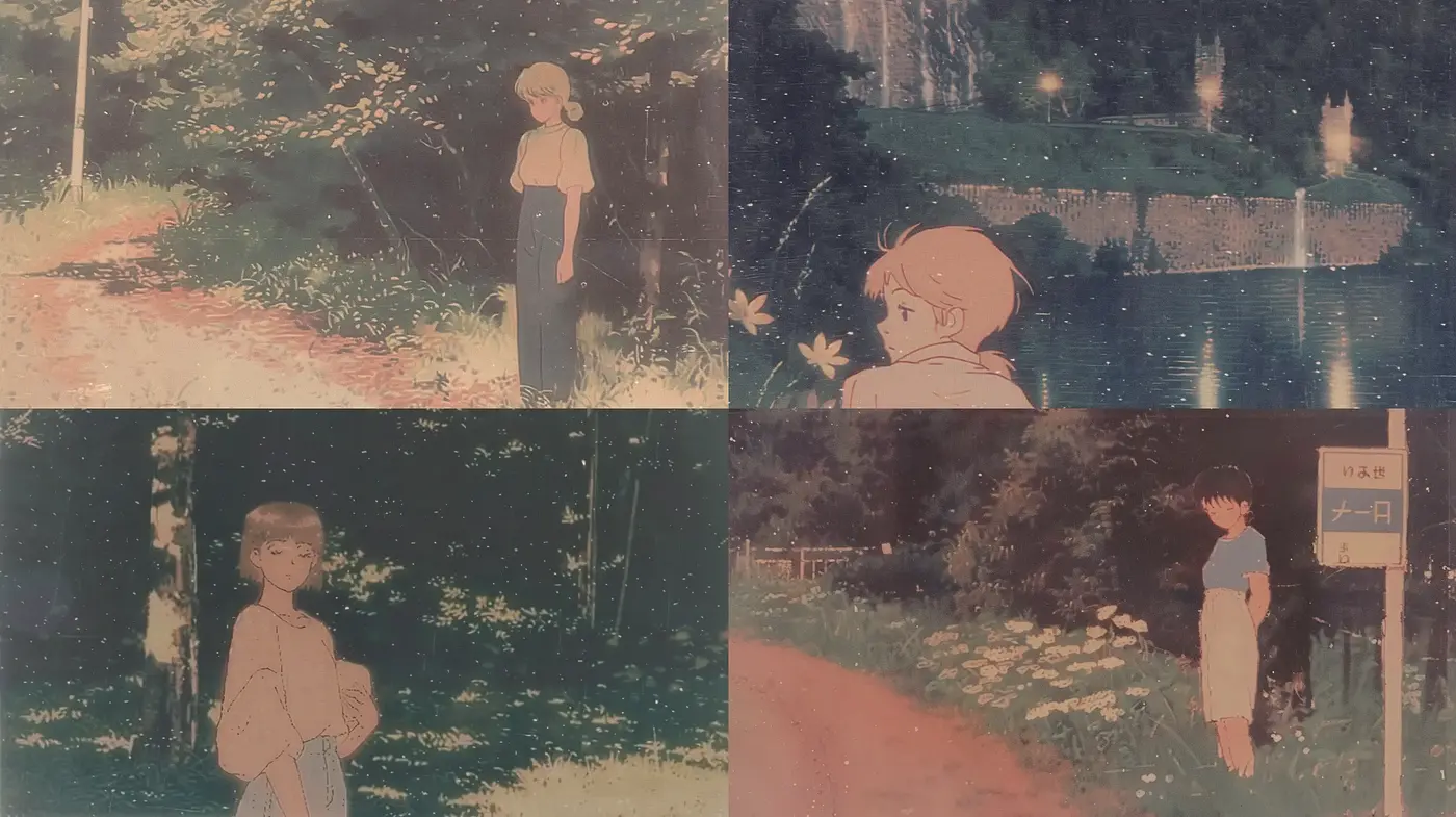 Ephemeral Twilight: A Dreamlike Fusion of Anime and Impressionism - Midjourney sref style