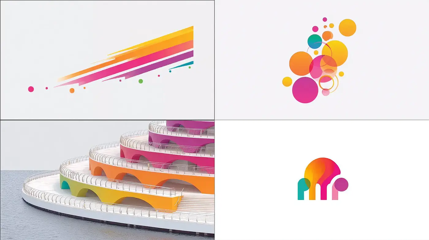 Vibrant and Playful Composition with a Minimalist Influence - Midjourney sref style