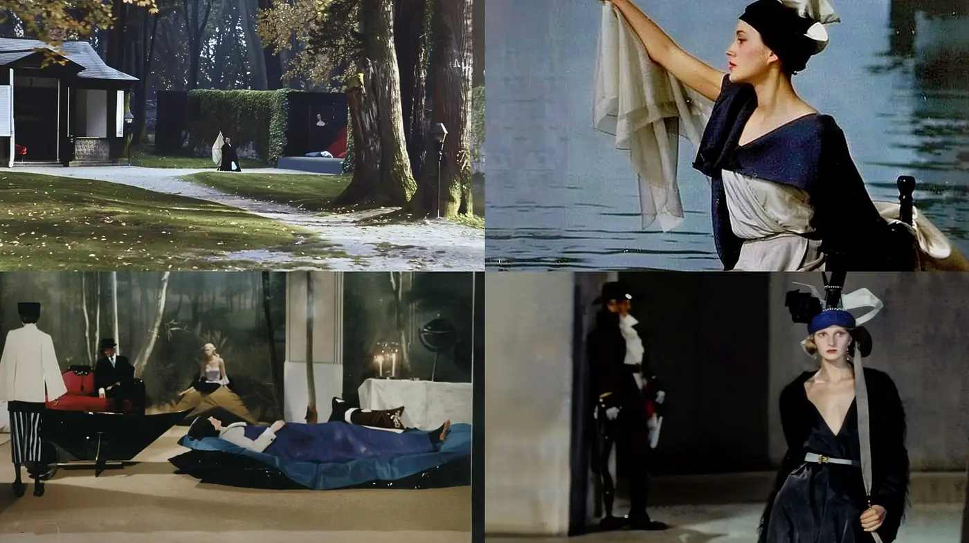 Elegant and Cinematic Tableaux with a Moody Noir Aesthetic - Midjourney sref style
