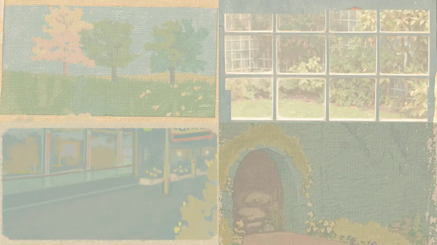 Tranquil Muted Pastel Impressions - Midjourney sref style