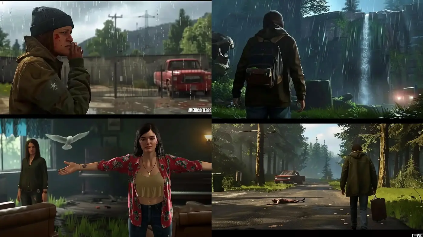 Rain-soaked Cinematic Narratives in Vivid Realism - Midjourney sref style