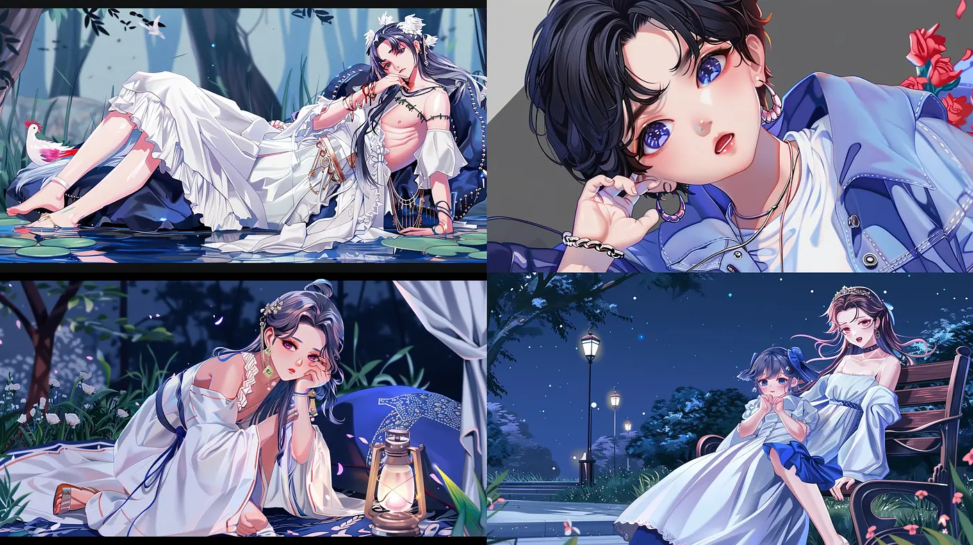 Luminous Twilight Serenity: A Homage to Modern Anime Aesthetics with a Nostalgic Palette - Midjourney sref style