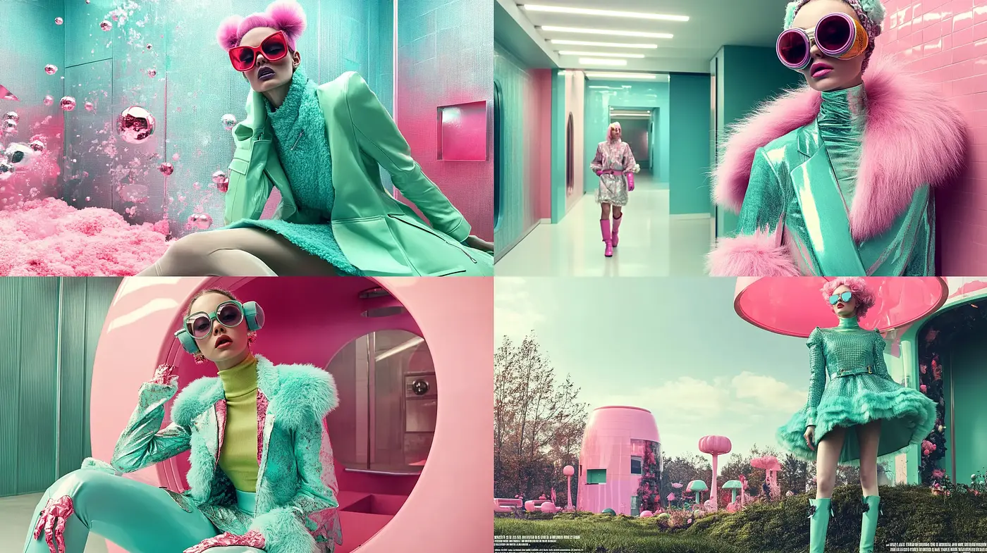Ethereal Pastel Dreamscapes with Surrealistic Elements - Midjourney sref style