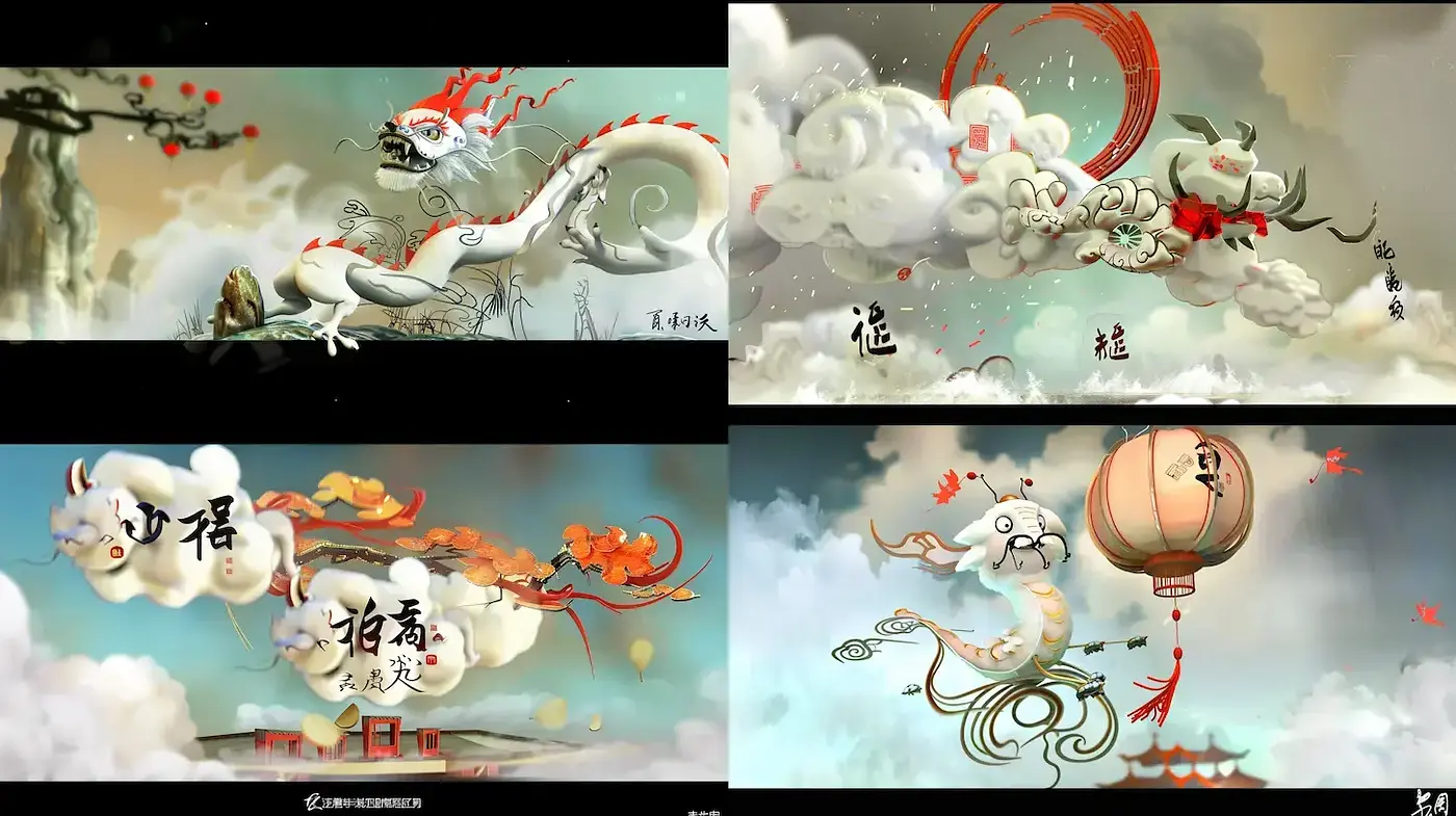 A Harmonious Blend of Traditional and Dreamlike Fantasy Art Styles - Midjourney sref style