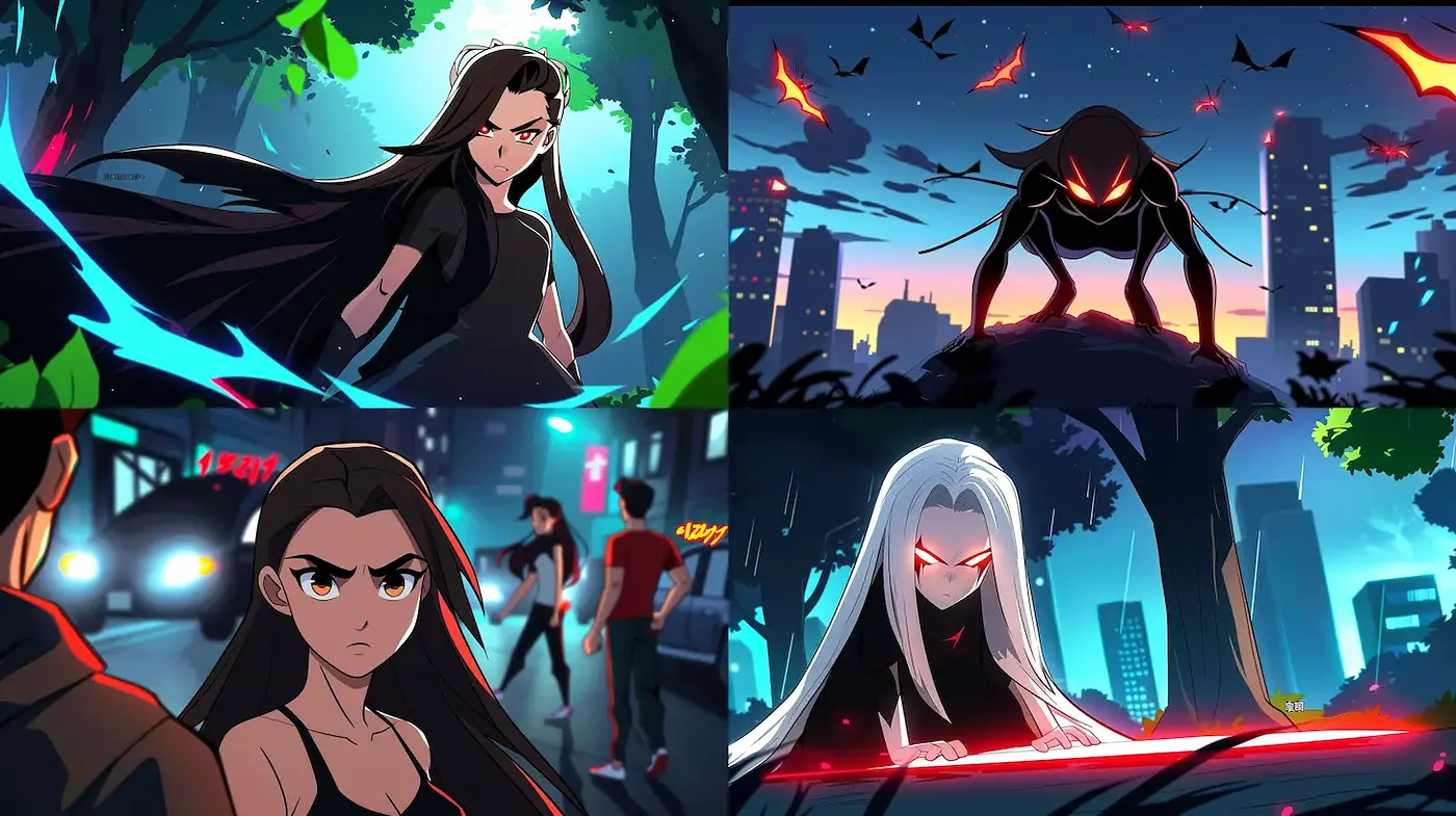 Dynamic and Dramatic Urban Fantasy Aesthetic - Midjourney sref style