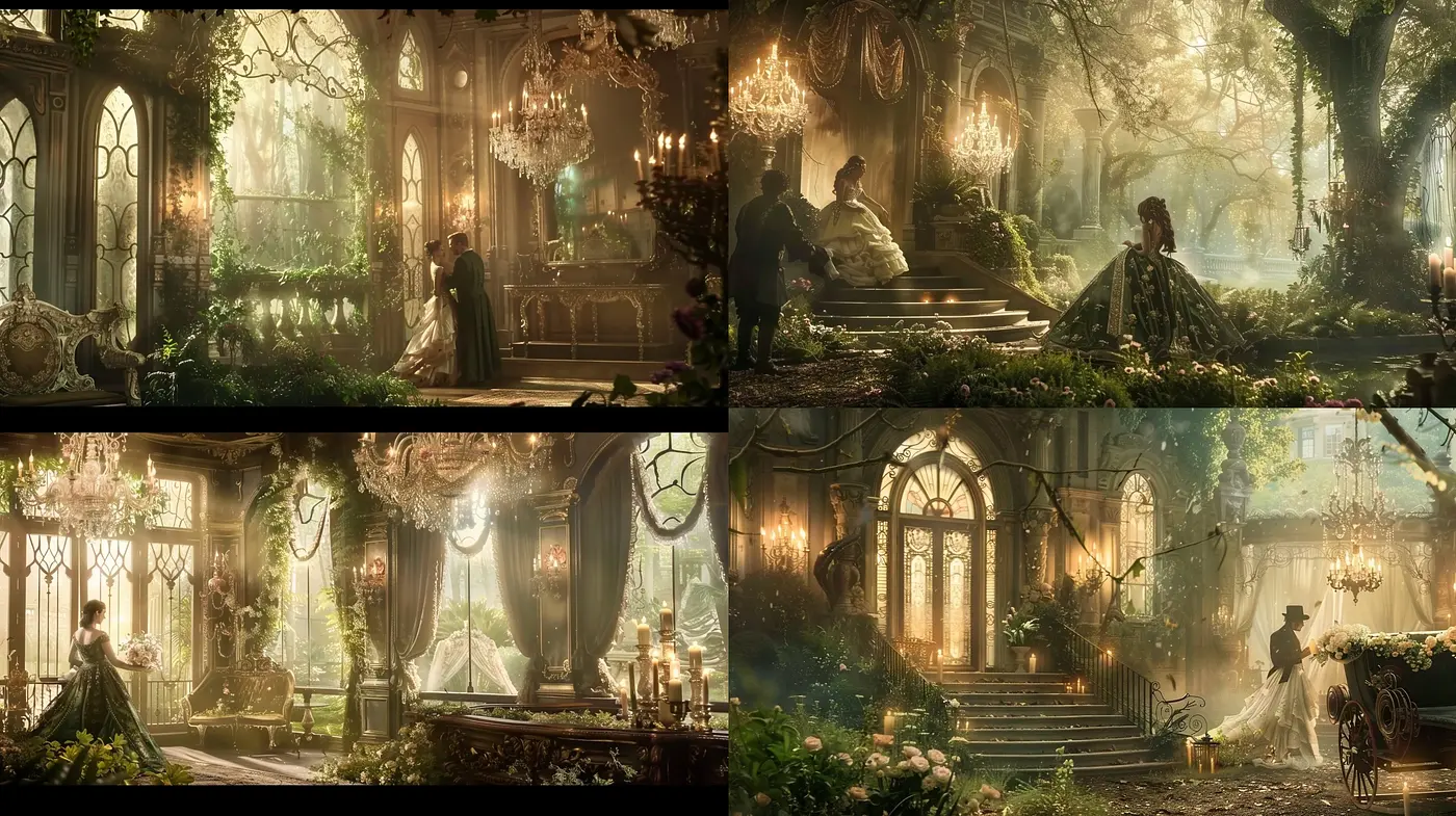 Ethereal Luminescence in an Enchanted Forest-Eden - Midjourney sref style