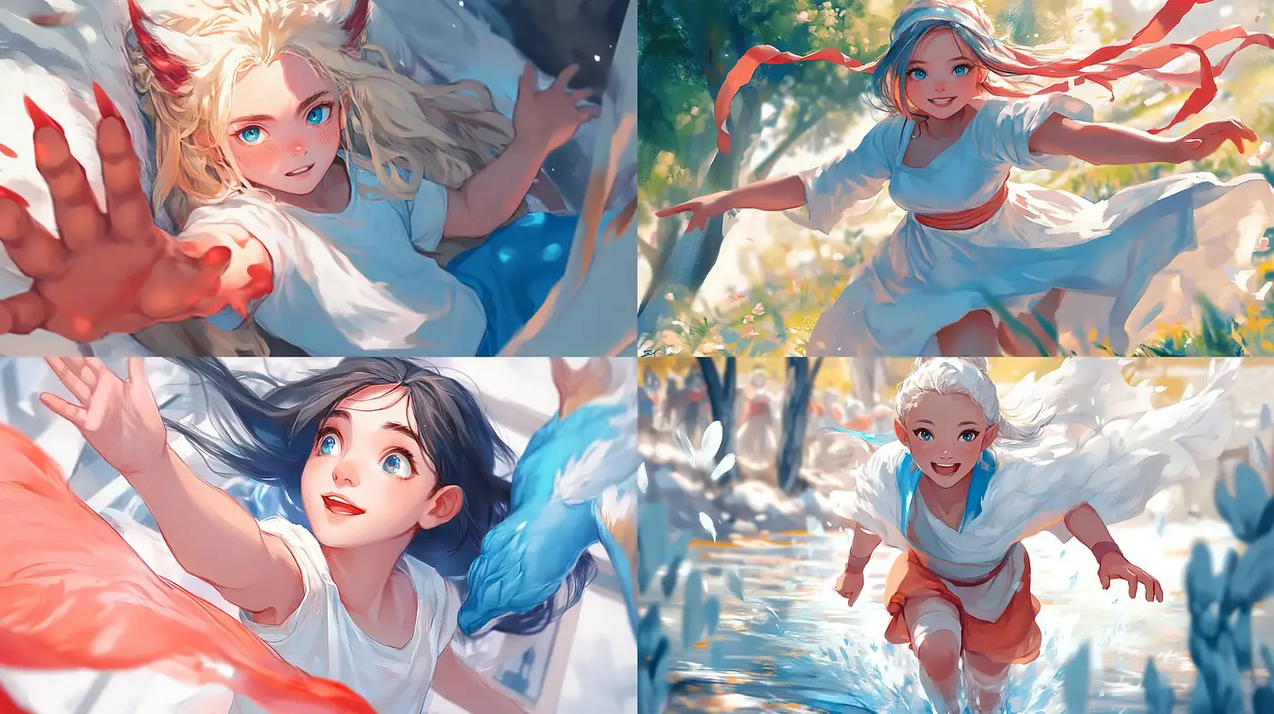 Ethereal Daydream - A Whimsical Exploration of Light and Emotion in Digital Paint - Midjourney sref style