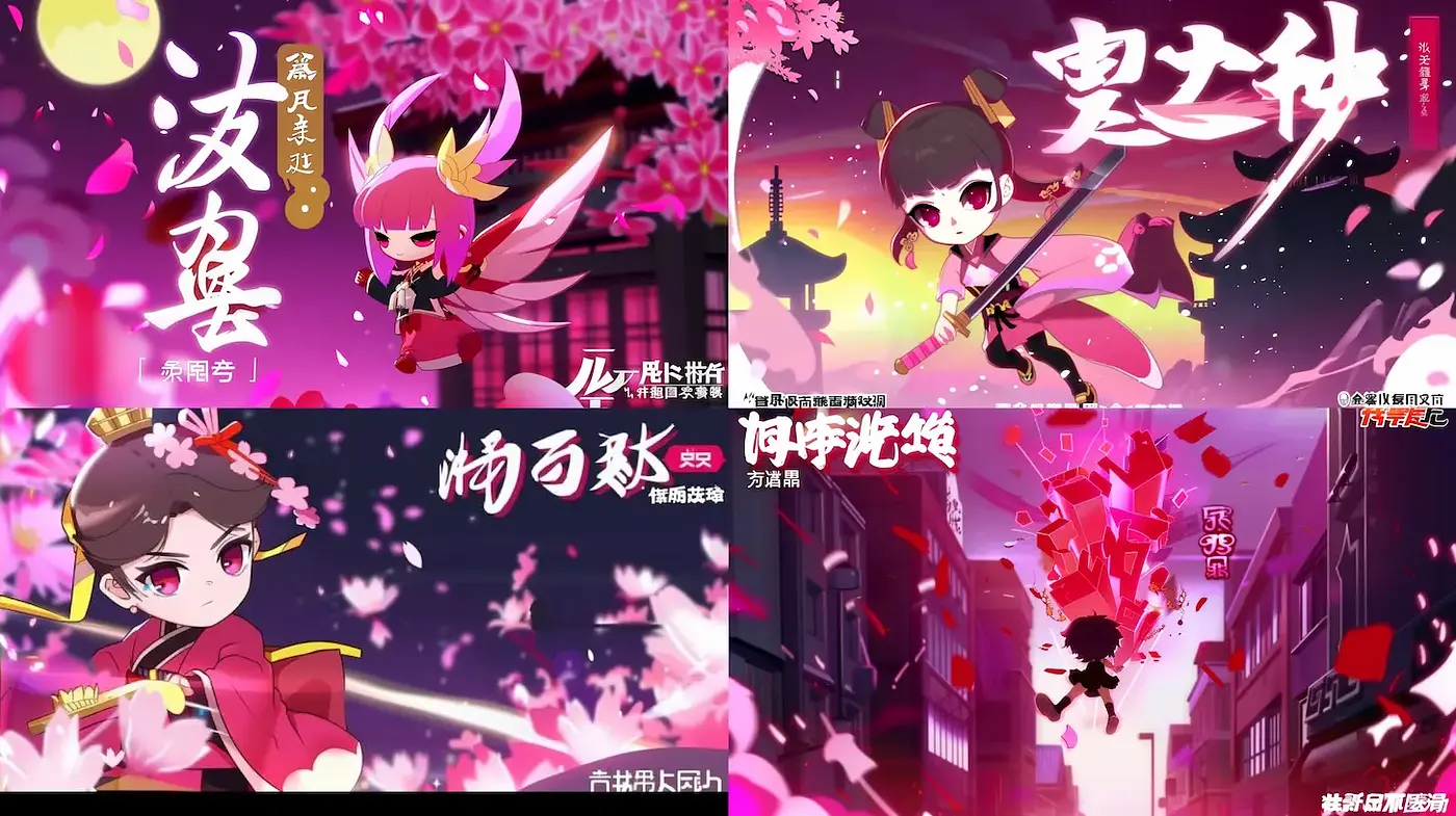 Vibrant and Playful Anime-Style Art with Rich Textures and Motion - Midjourney sref style