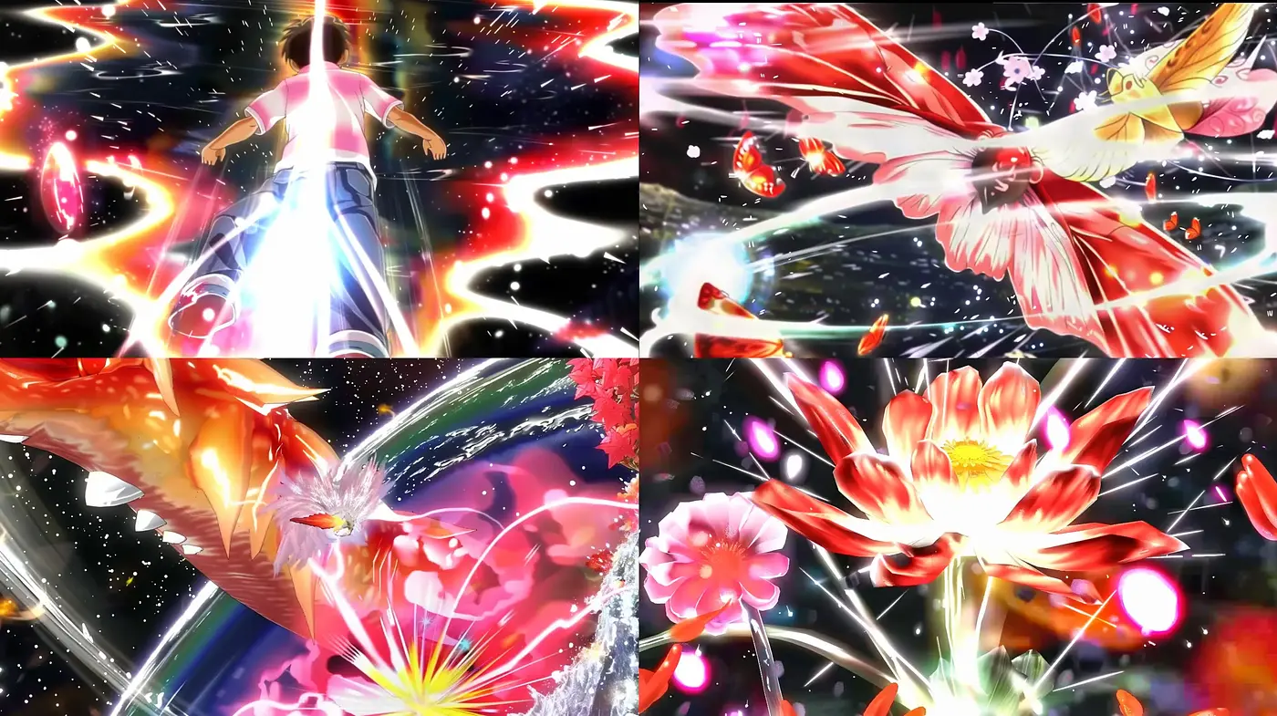 Ethereal Cosmic Blossom Symphony - Midjourney sref style