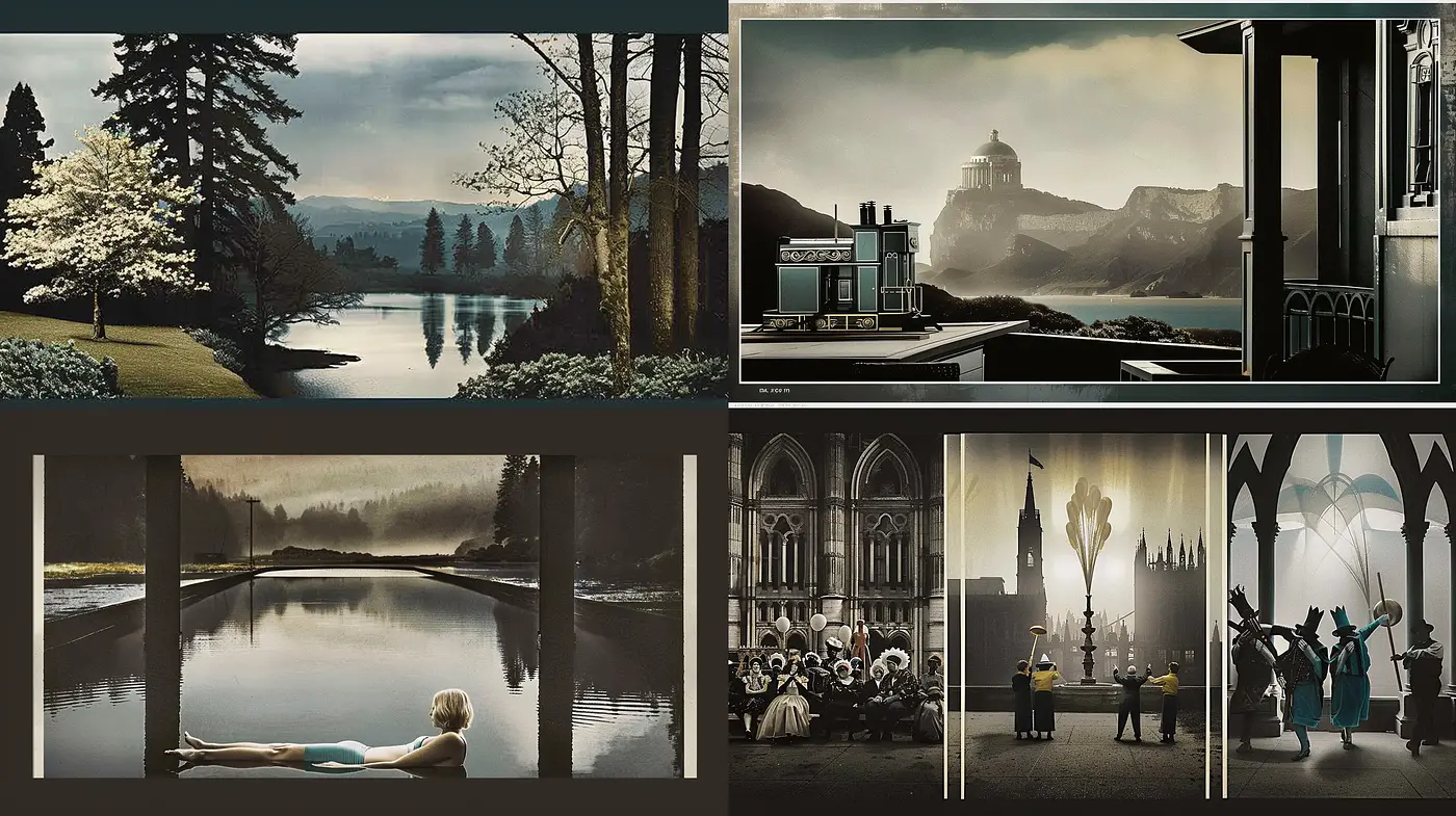 Ethereal Echoes of a Forgotten Era: A Study in Sepia and Subdued Elegance - Midjourney sref style