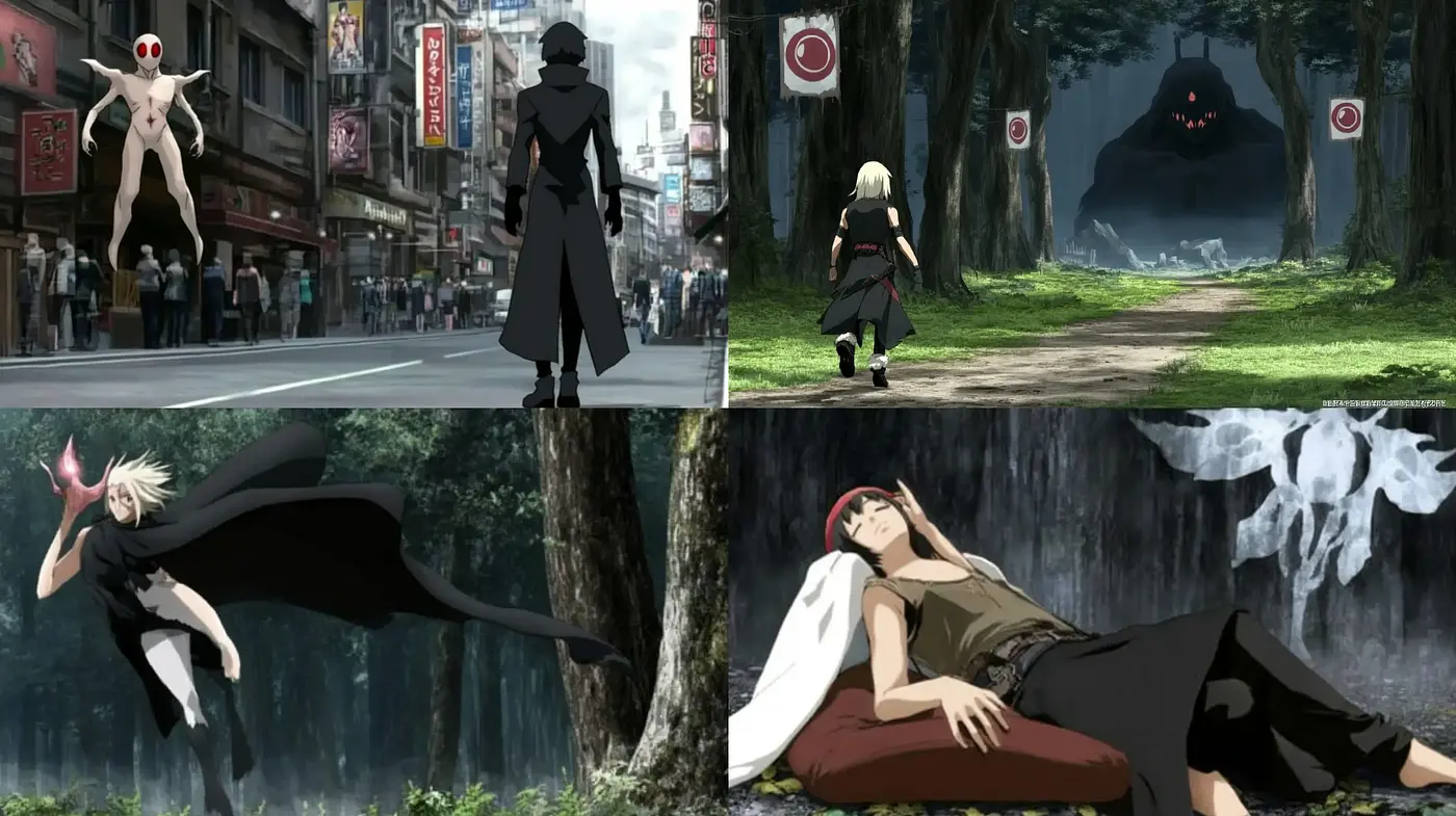 Ethereal Anime Panoramas with Subdued Earth Tones - Midjourney sref style