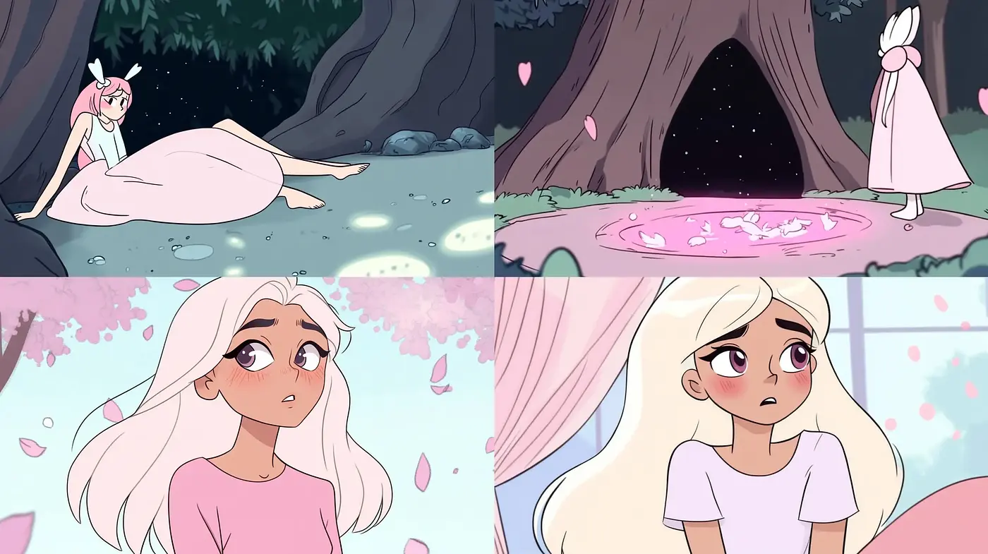 Enchanting Pastel Storybook Harmony - Midjourney sref style