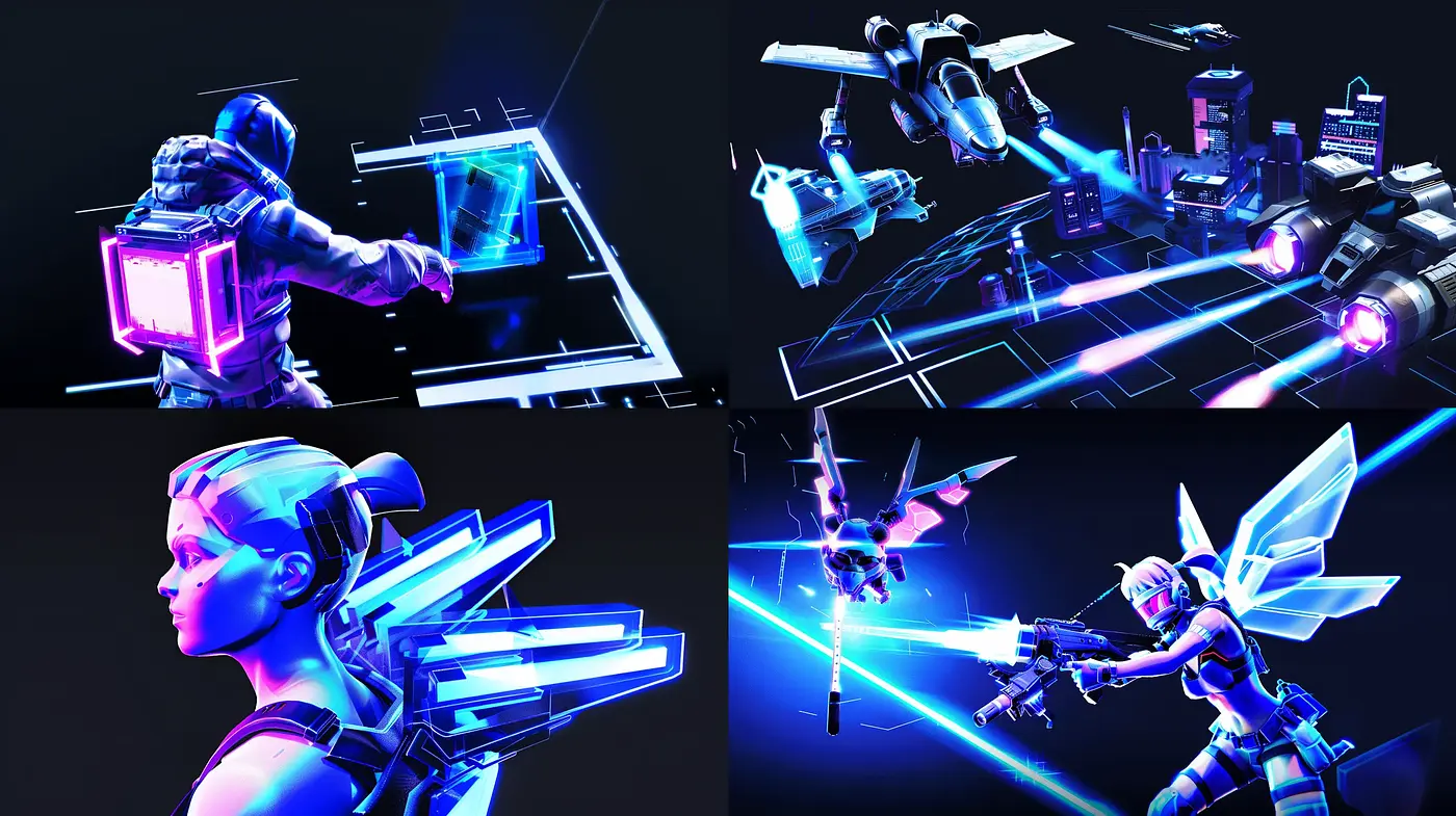 Neon Cyber Dreamscape: A Homage to Futuristic Aesthetics - Midjourney sref style