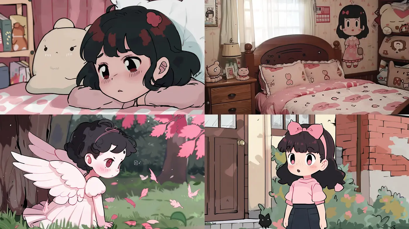 Whimsical Pastel Anime Harmony - Midjourney sref style