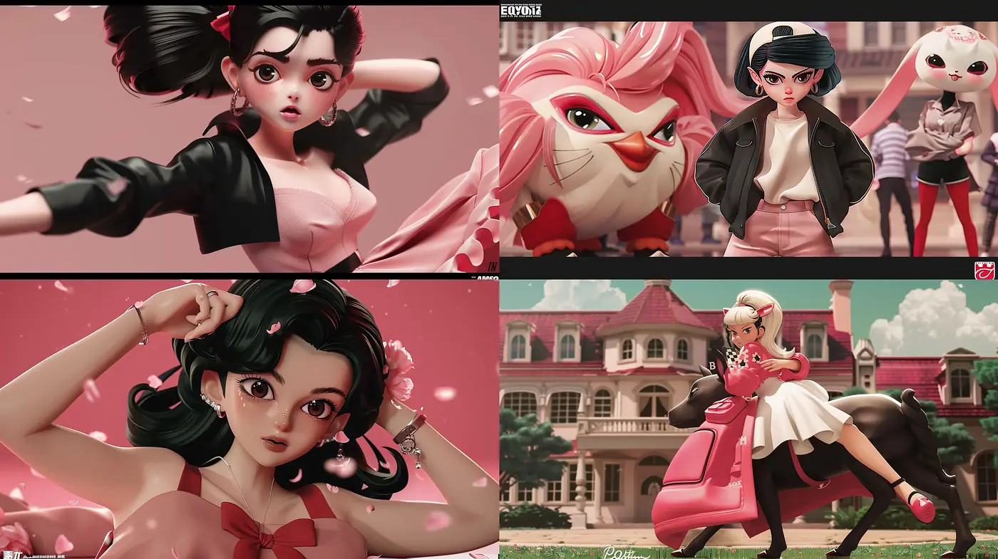 Ethereal Anime Dreamscape with a Pastel Vintage Touch - Midjourney sref style