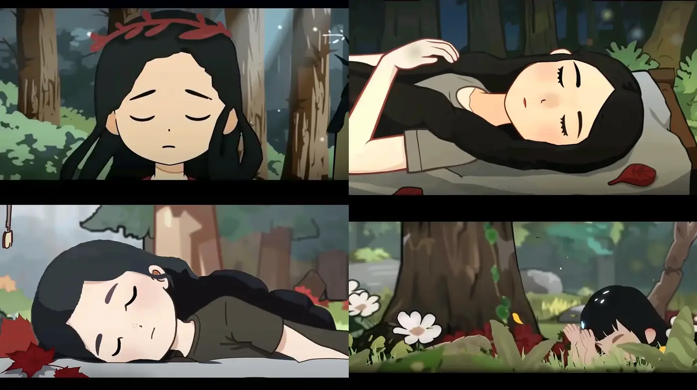 Serene Nature-Infused Anime Dreamscape - Midjourney sref style