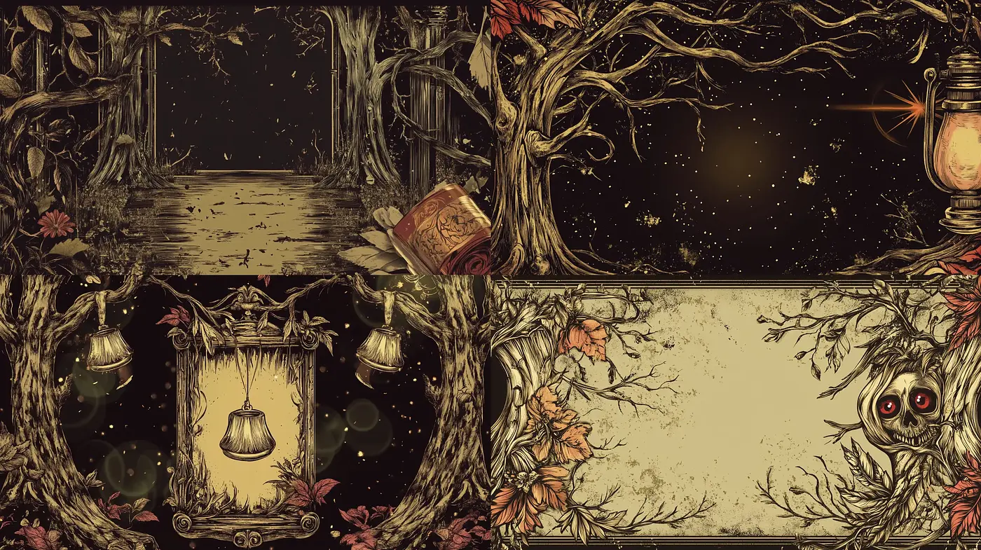 Enigmatic Twilight Vignettes with an Ethereal Glow - Midjourney sref style