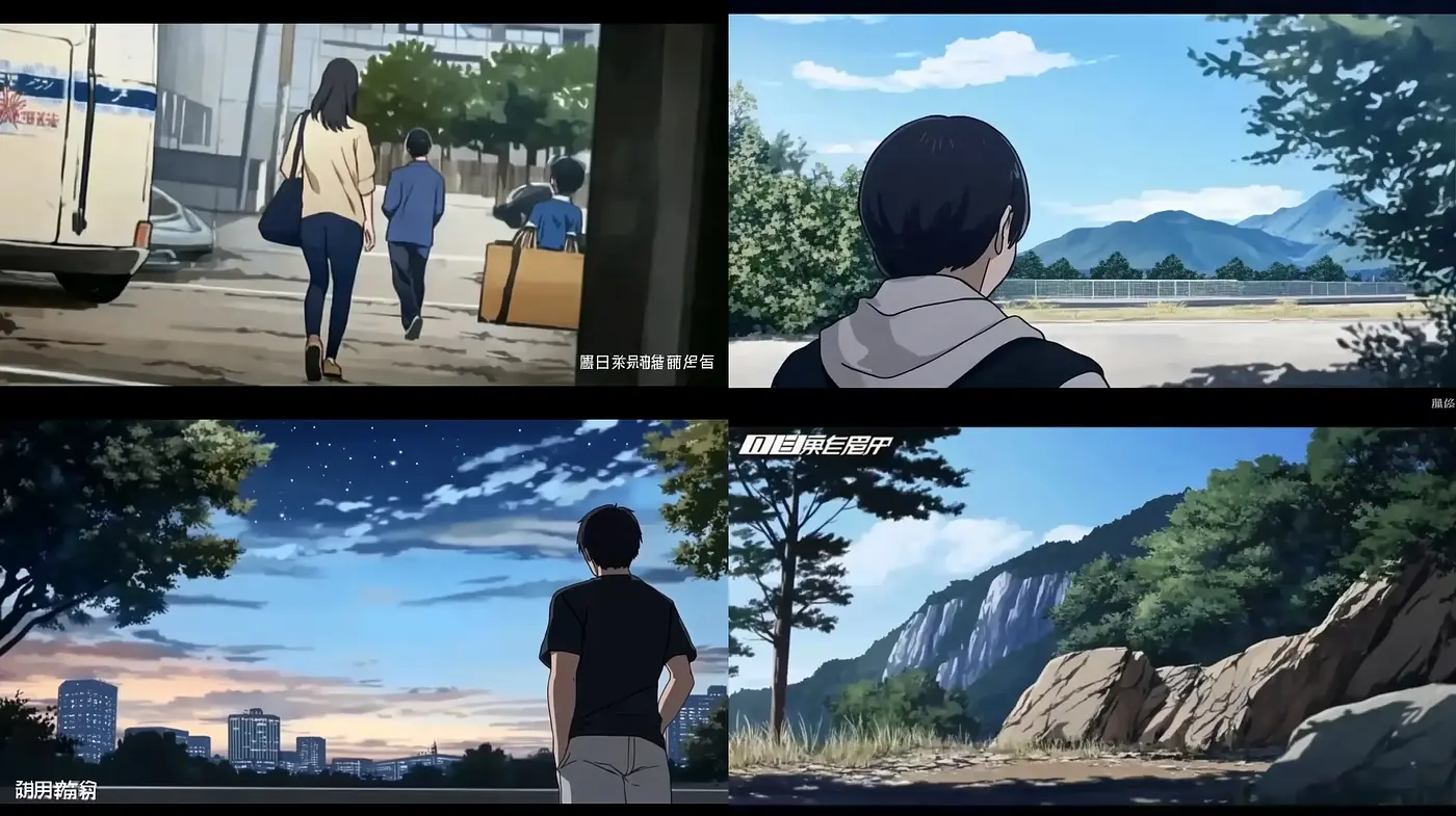 Serene Anime-Inspired Panoramic Vistas - Midjourney sref style