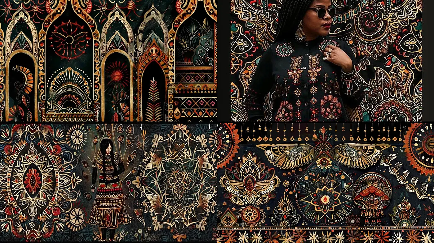 Intricate Tapestry of Elegance: A Fusion of Mandala Art with Baroque Overtones - Midjourney sref style