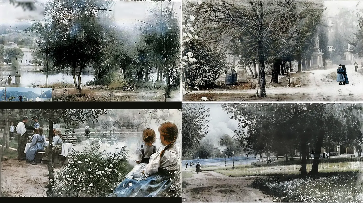 Ethereal Echoes of a Timeless Pastoral Landscape - Midjourney sref style