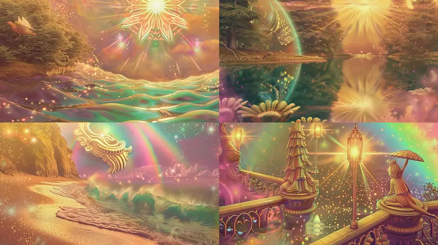 Dreamy and Ethereal Visual Experience with Intricate Details - Midjourney sref style