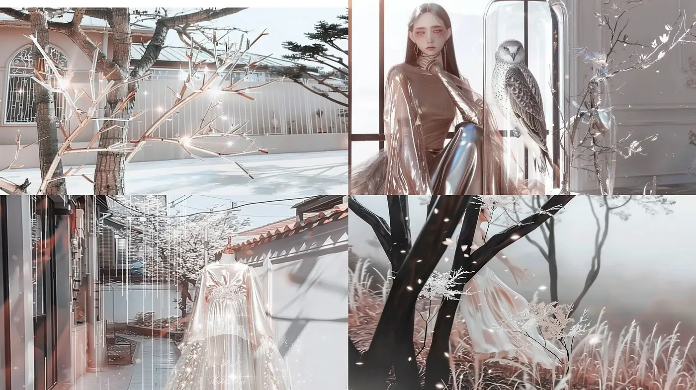 Ephemeral Serenity: An Ethereal Pastel Dreamworld - Midjourney sref style