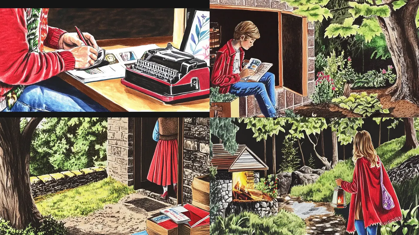 Consistent Nostalgic Realism with Lush Textures and Warm Hues - Midjourney sref style