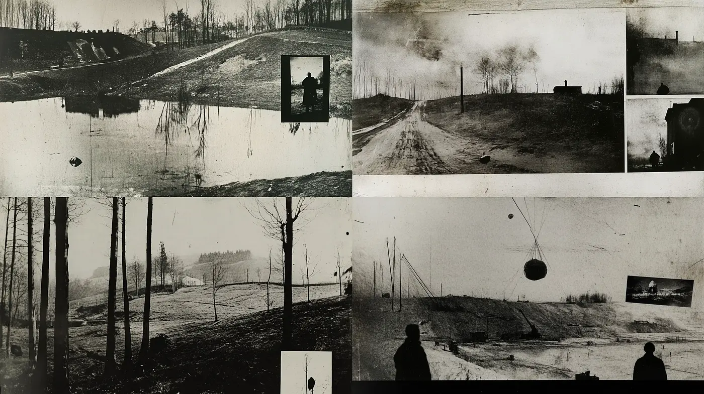 Monochromatic Echoes of Time: A Study in Vintage Photographic Aesthetics - Midjourney sref style