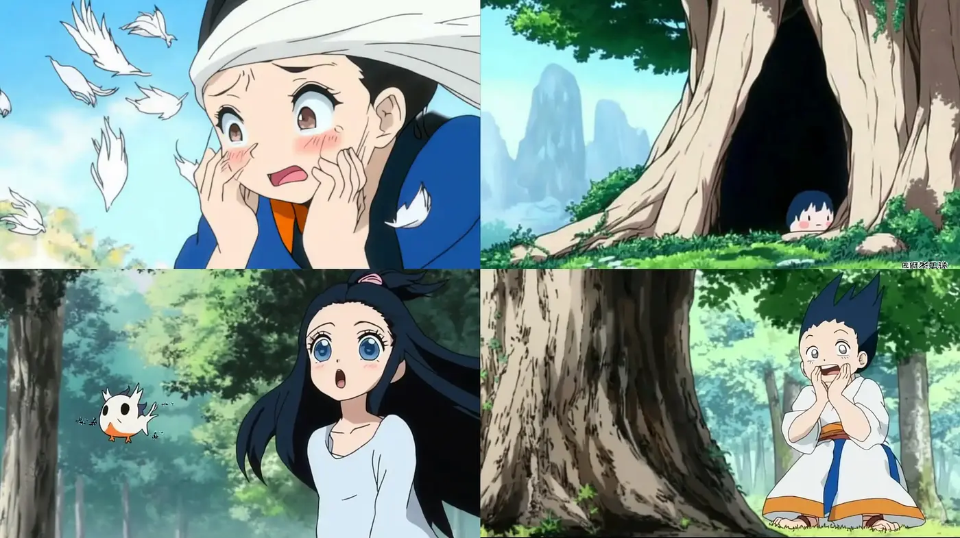 Enchanted Whimsy: Lush Anime-Inspired Dreamscape - Midjourney sref style