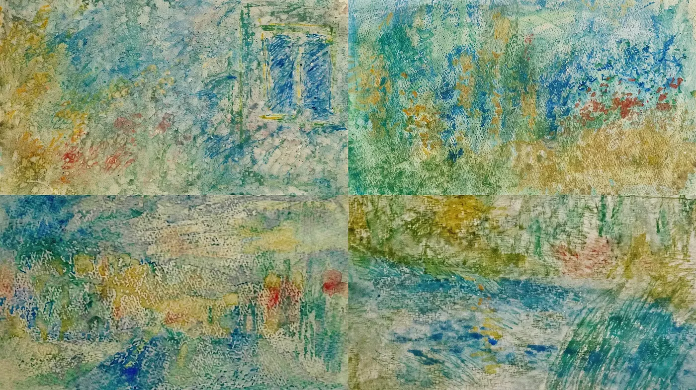 Impressionist Brushwork Harmony with a Serene Palette - Midjourney sref style