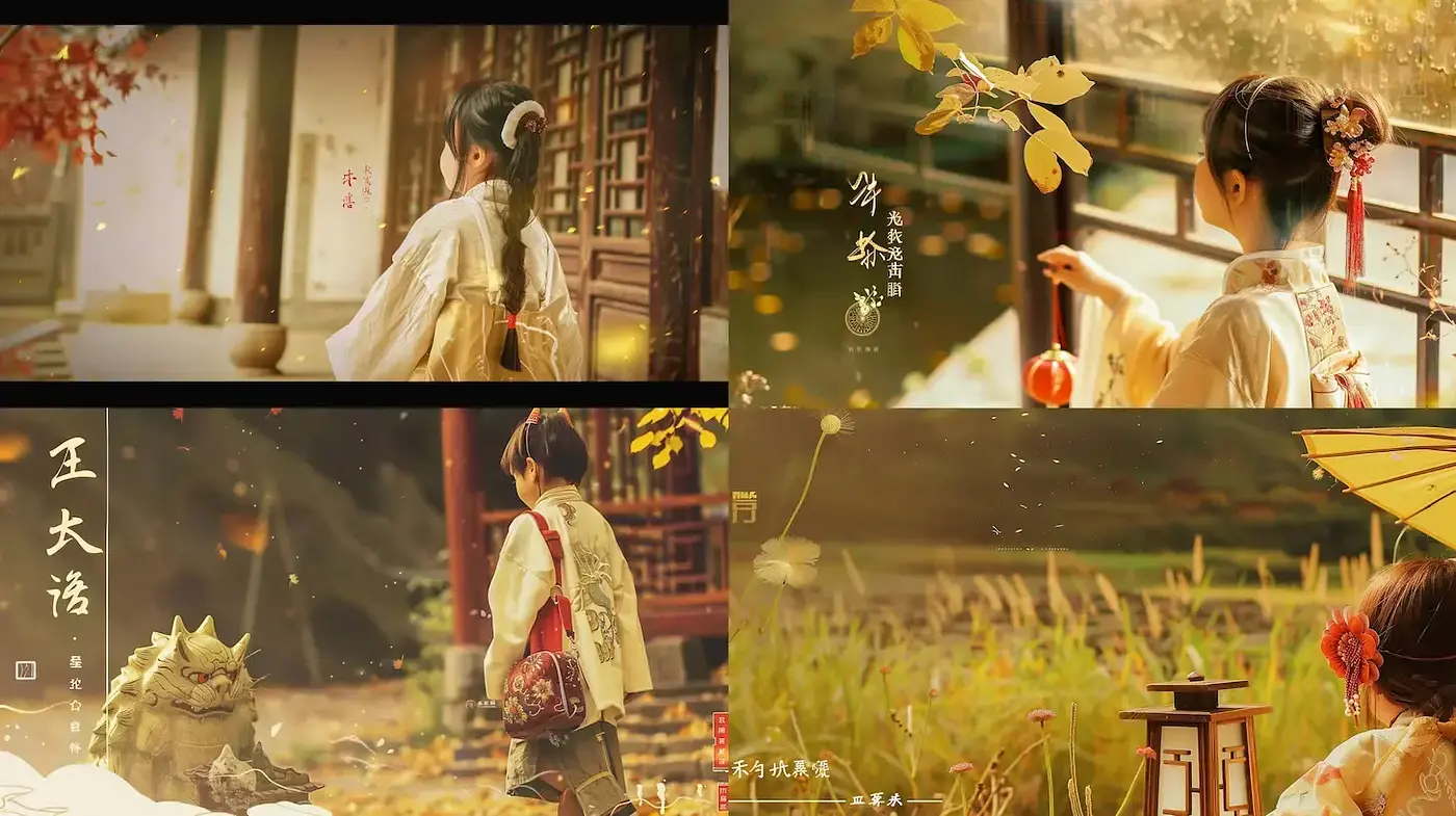 A Harmonious Blend of Traditional Aesthetics and Natural Elements - Midjourney sref style
