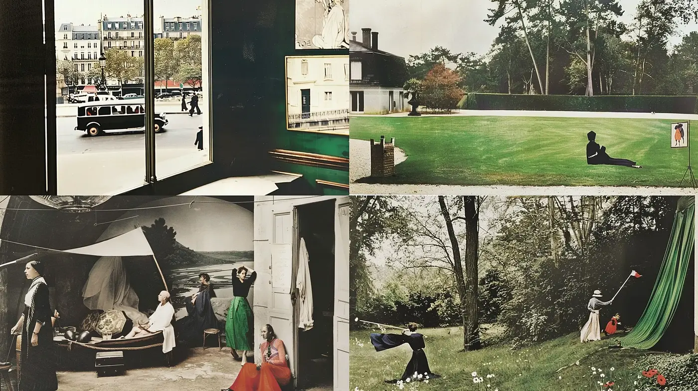 Timeless Elegance in Verdant Hues: A Homage to Serene Tableaus - Midjourney sref style