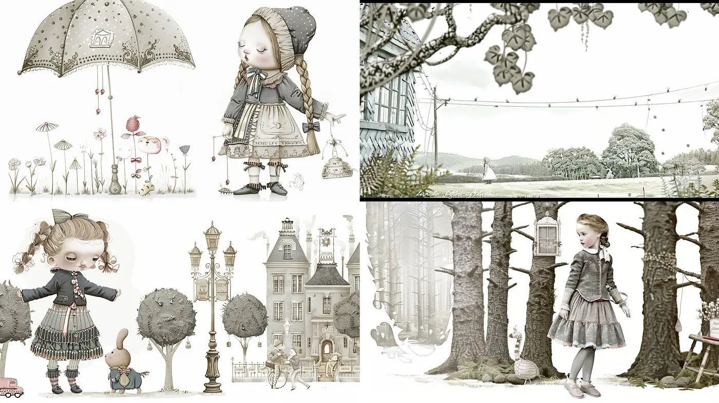 Ethereal Pastel Visions: A Homage to Soft Hues and Whimsical Imagery - Midjourney sref style