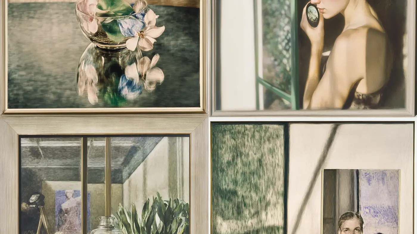 Contemporary Textural Reverie: A Blend of Classical Realism and Impressionistic Overtones - Midjourney sref style