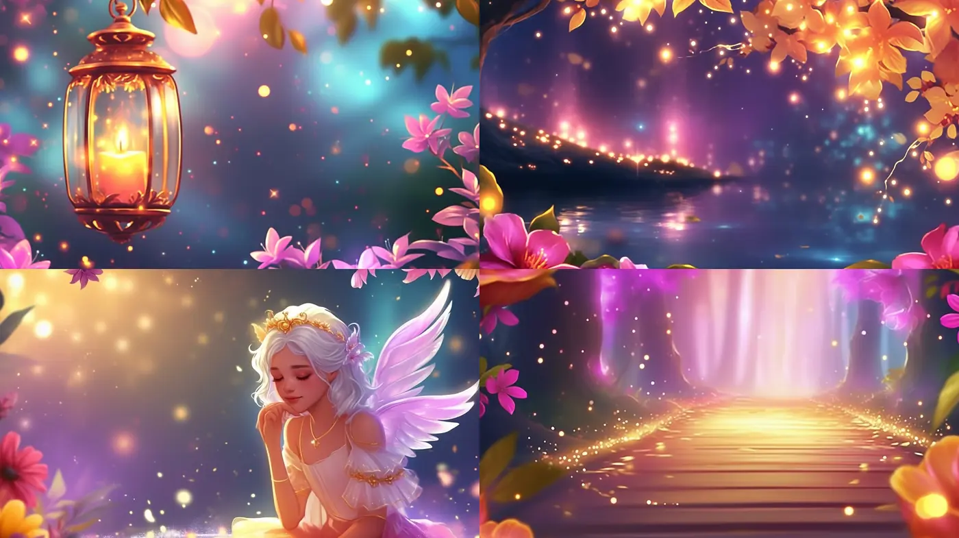 Ethereal Glow: A Fusion of Enchanted Pastels and Luminous Textures - Midjourney sref style