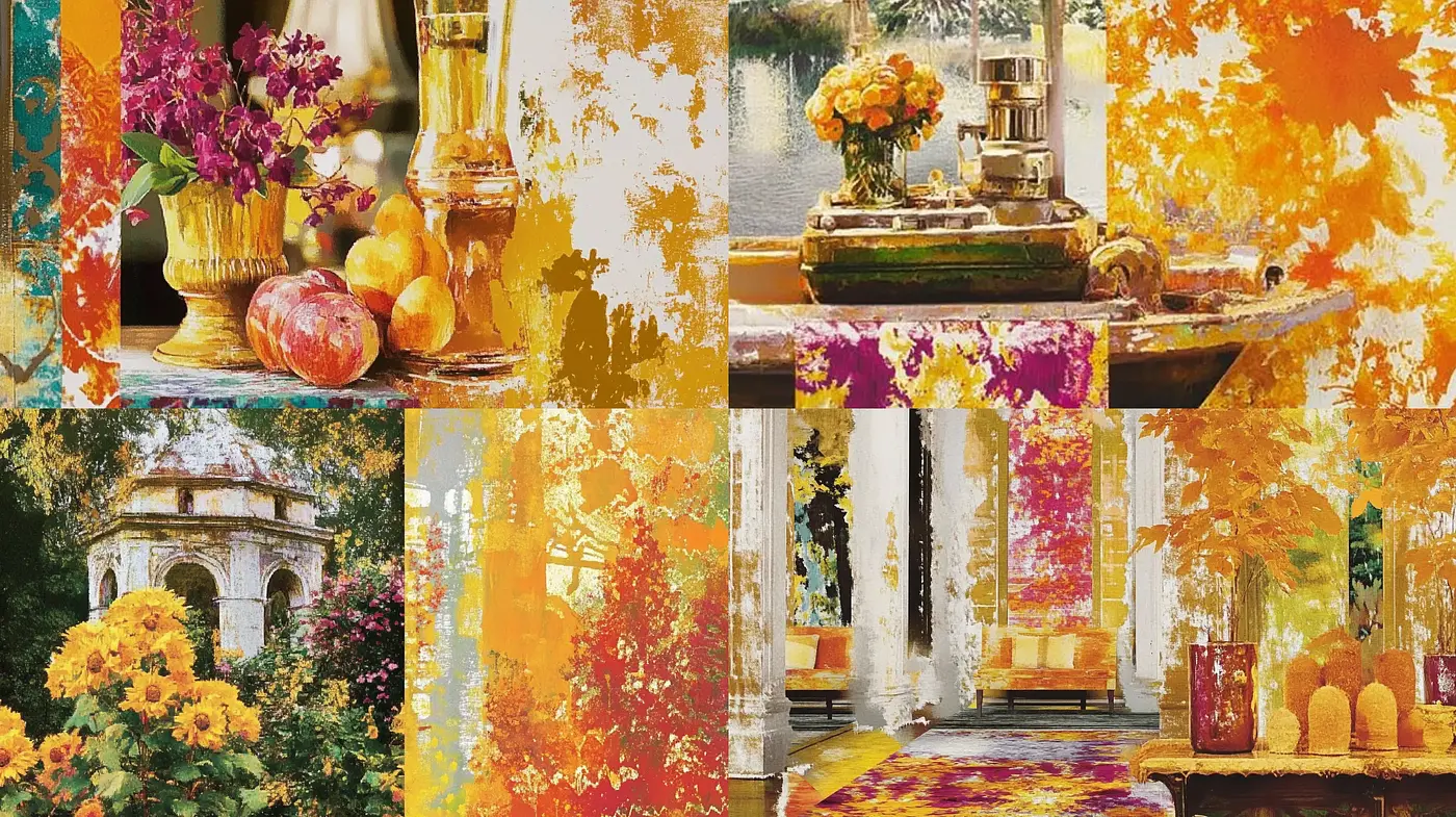 Vibrant Brushstroke Harmony in Abstract Impressionism - Midjourney sref style