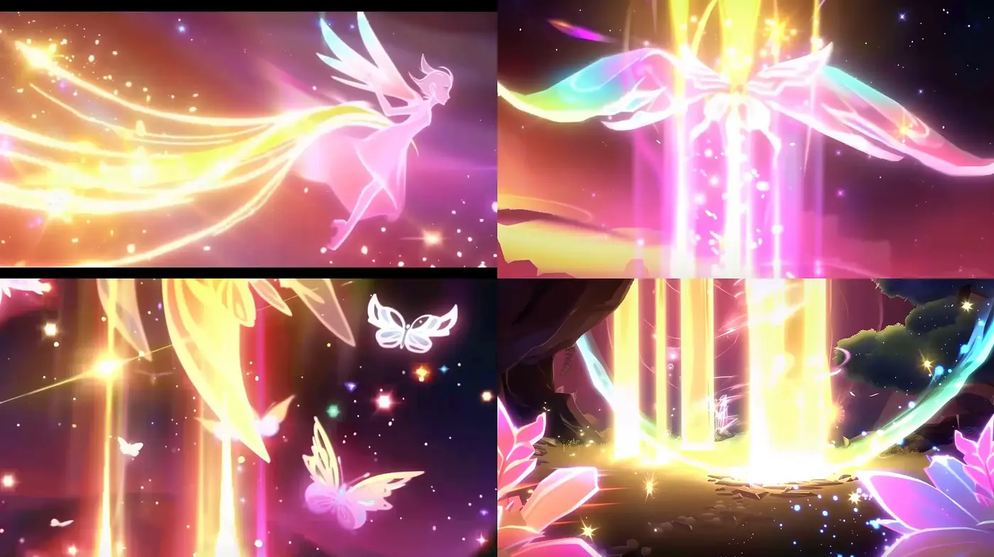 Luminous Dreamscape: A Radiant Fusion of Ethereal Light and Vivid Hues - Midjourney sref style
