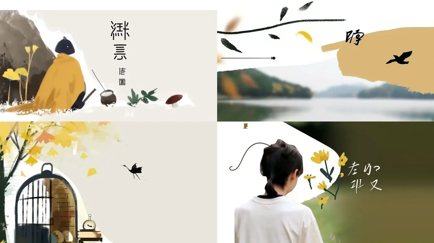 Harmonious Blend of East Asian Aesthetics with Contemporary Minimalism - Midjourney sref style