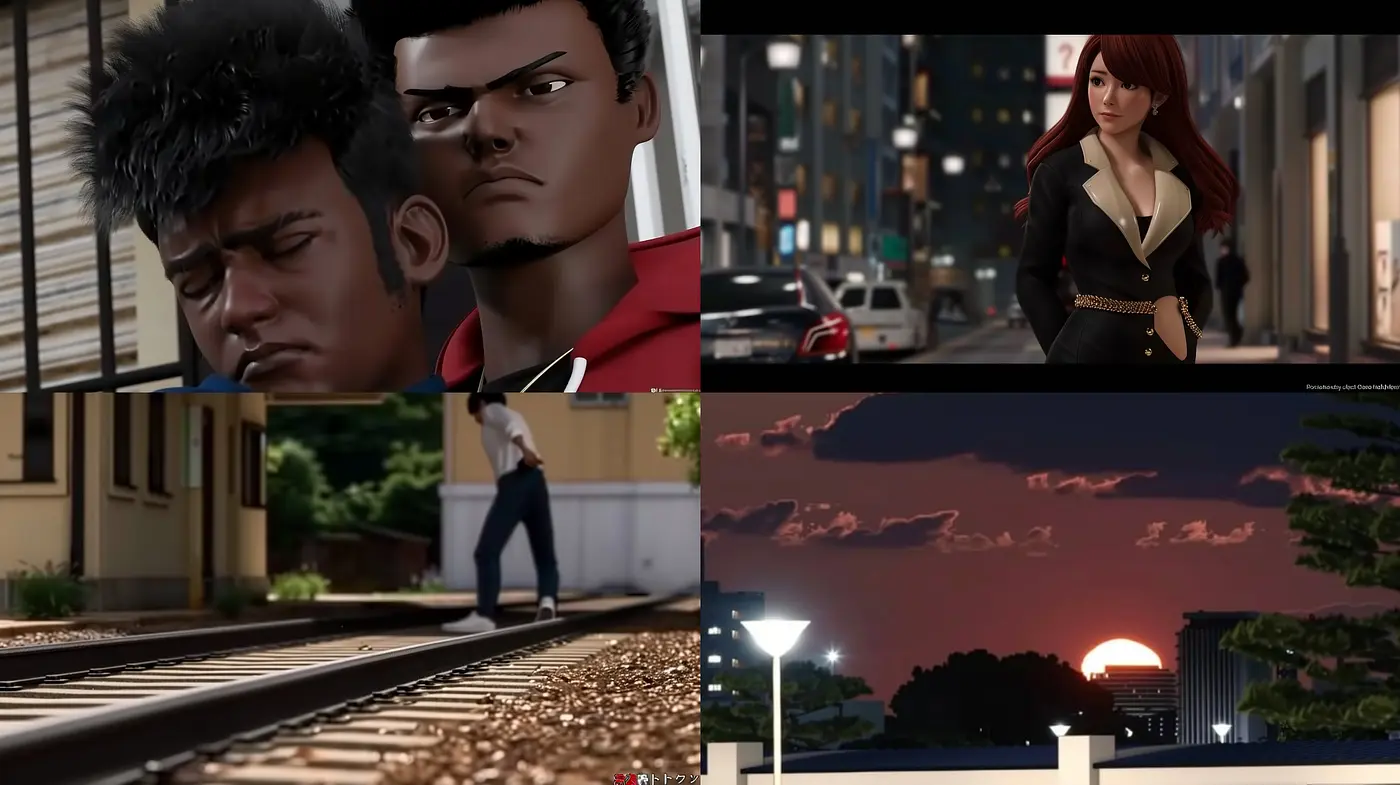 Sundown Hues and Graphic Novel Contours: An Exploration in Stylized Realism - Midjourney sref style