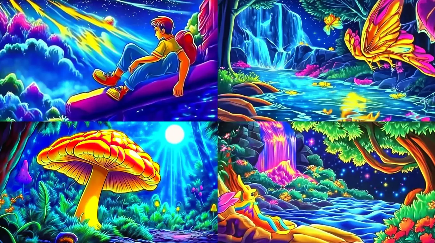 Luminous Dreamscape Fusion - Midjourney sref style