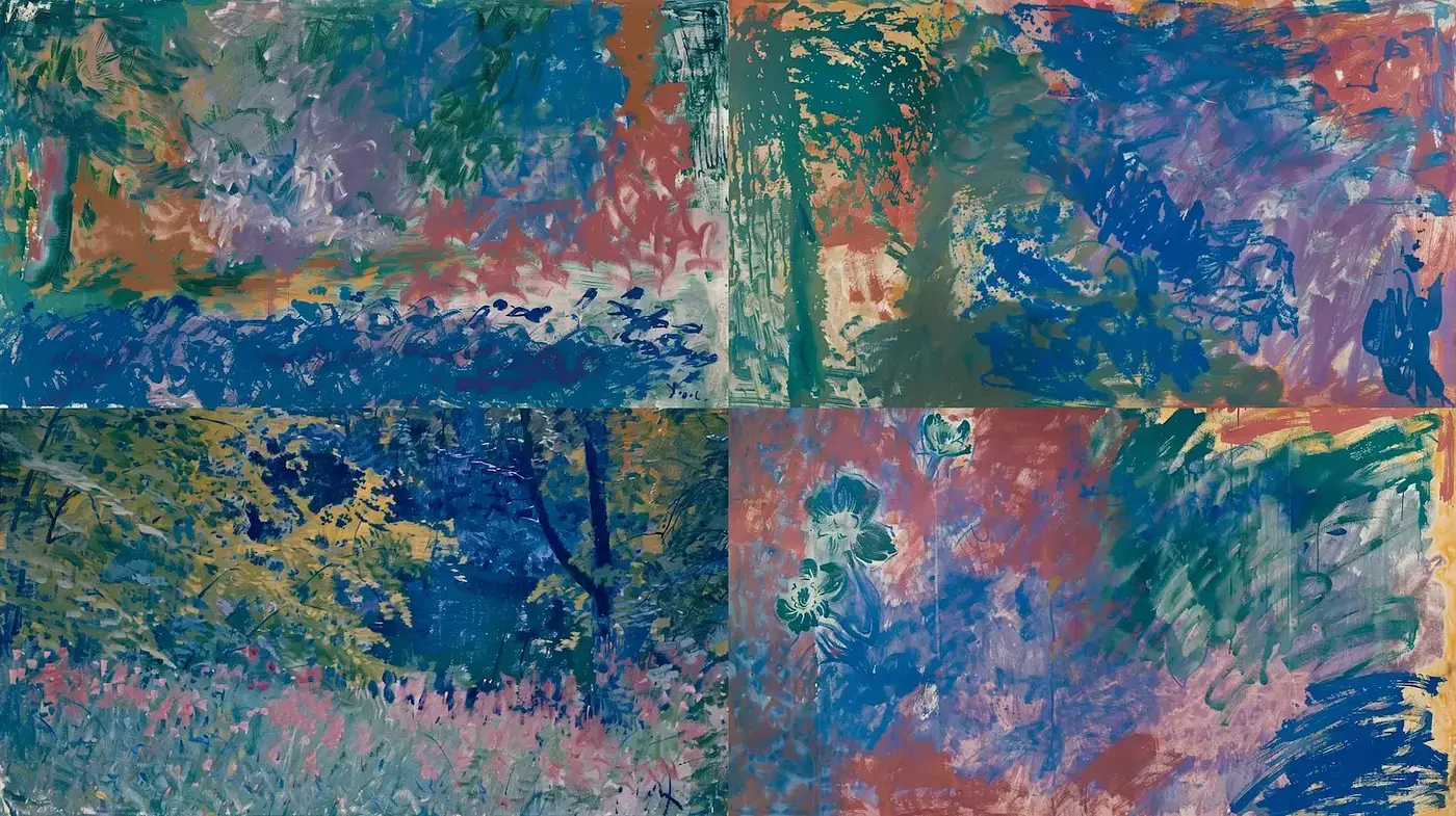 Impressionistic Exploration of Nature with Vibrant Textures - Midjourney sref style