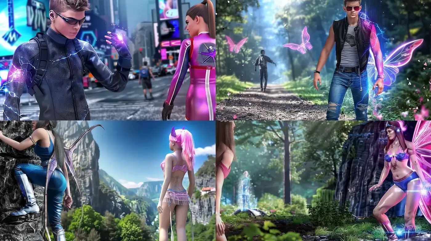 Futuristic Fantasy with a Touch of Realism and Magical Realism - Midjourney sref style