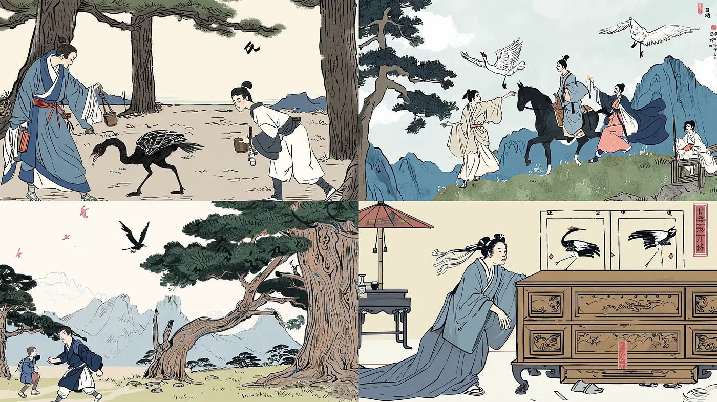Ethereal Traditional East Asian Panoramas - Midjourney sref style