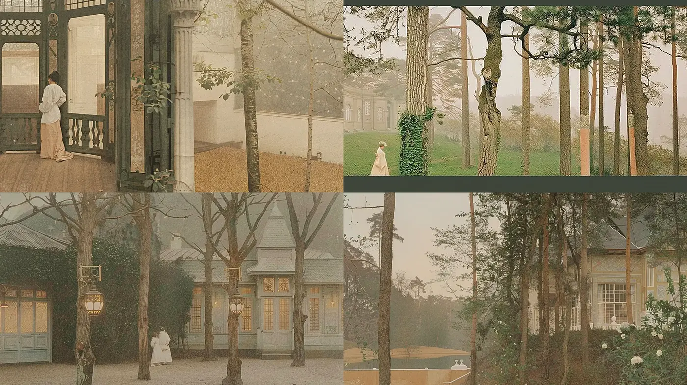 Ethereal Daybreak: A Harmonic Confluence of Dreamy Pastels and Subdued Elegance - Midjourney sref style
