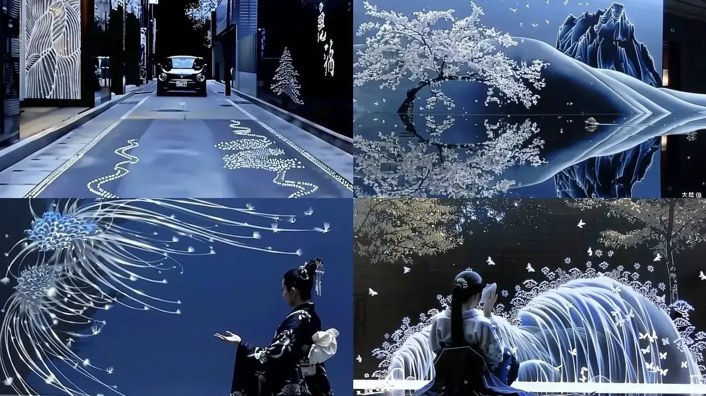 Ethereal and Serene Aesthetic with a Harmonious Blend of Nature and Technology - Midjourney sref style