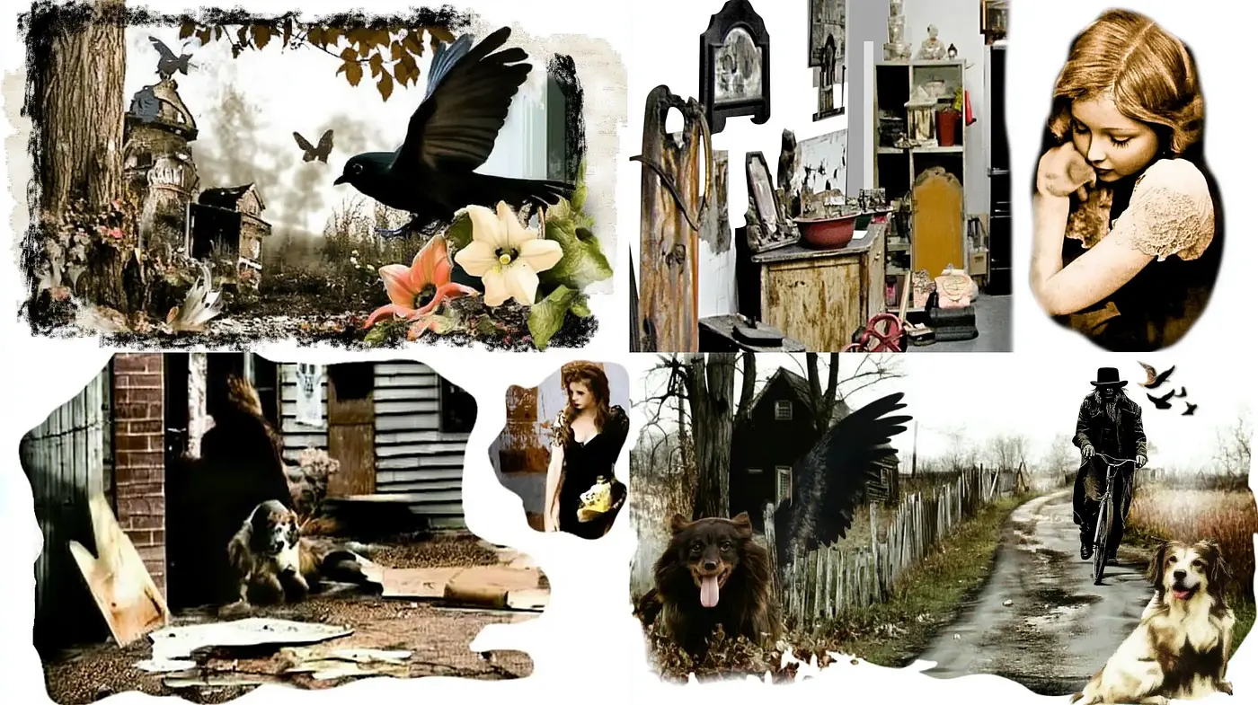 Rustic Elegance with a Sepia Nostalgia: A Harmony of Nature and Vintage Elements - Midjourney sref style