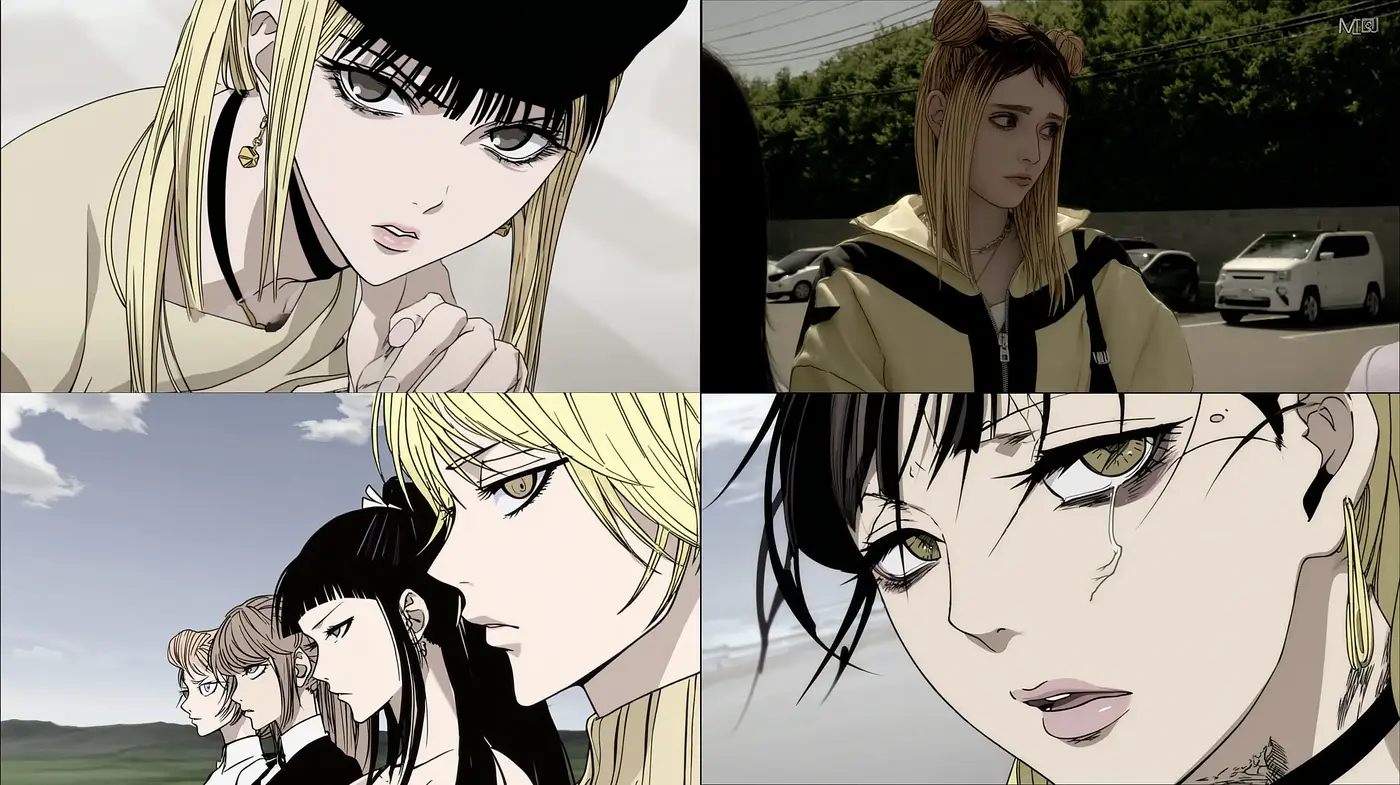 Stylized Characters in a Contemporary Anime Aesthetic with Emotional Depth - Midjourney sref style