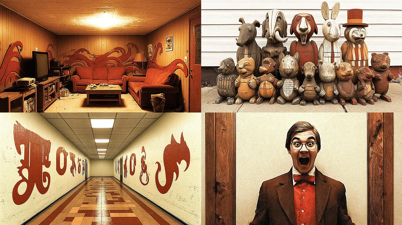 Surreal and Whimsical Home Aesthetic with a Touch of Nostalgia - Midjourney sref style