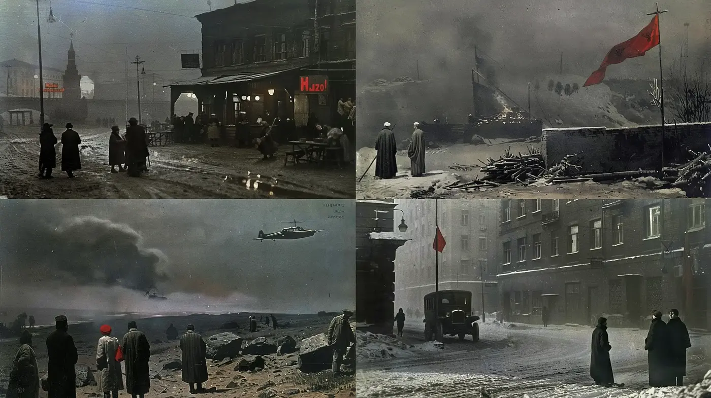 Melancholic Reminiscence of Industrial Era in Cinematic Expression - Midjourney sref style
