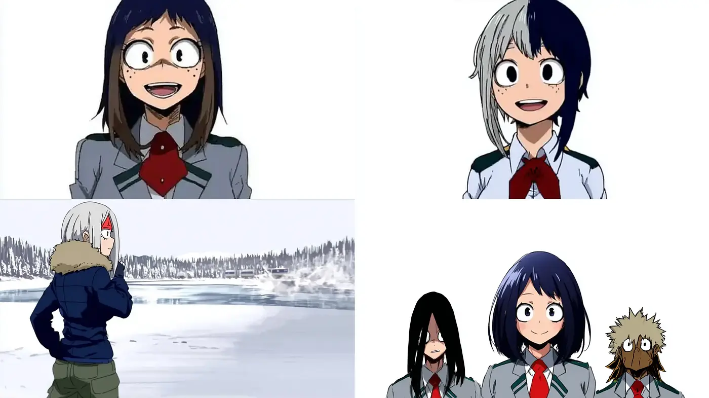 Dynamic and Expressive Anime Style with Playful Character Design - Midjourney sref style